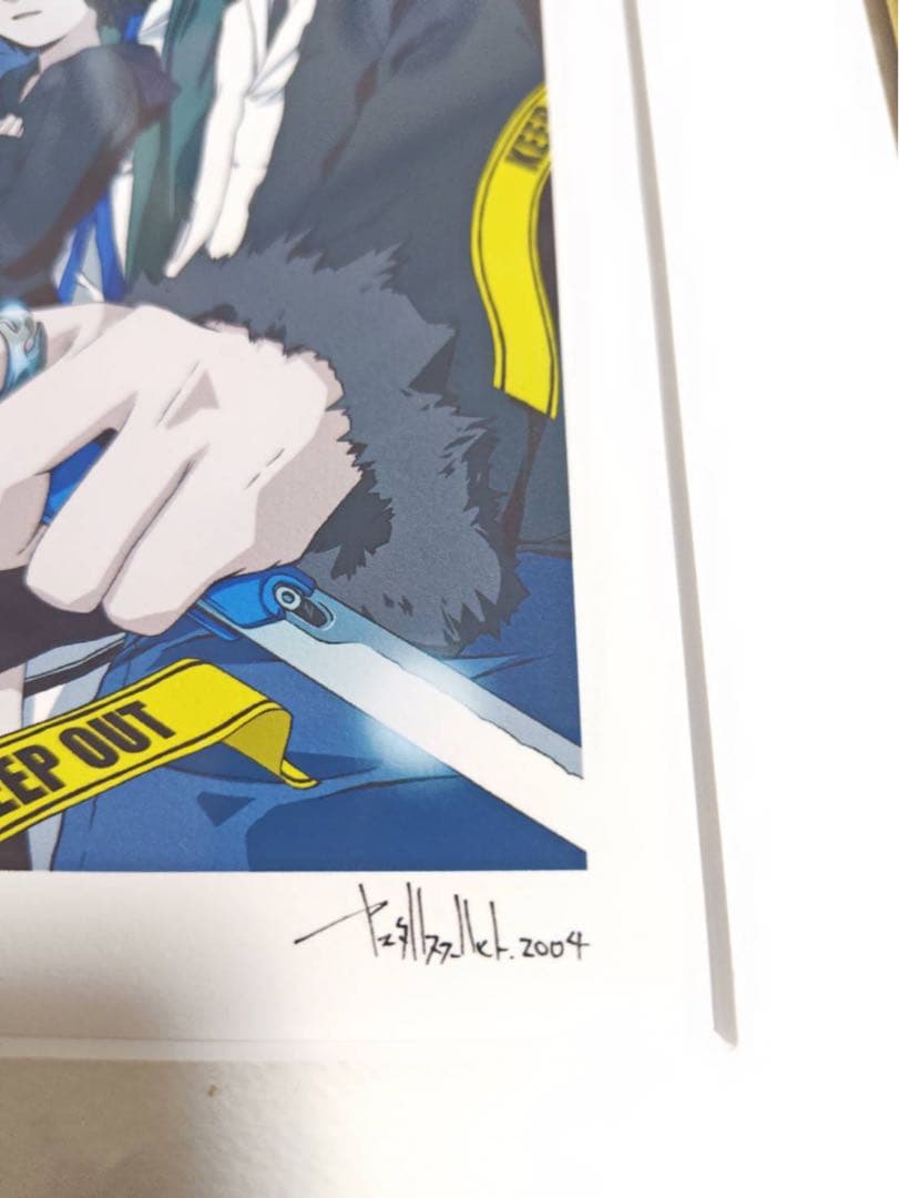 デュラララ!! ヤスダスズヒト 直筆サイン シリアルナンバー入り 版画