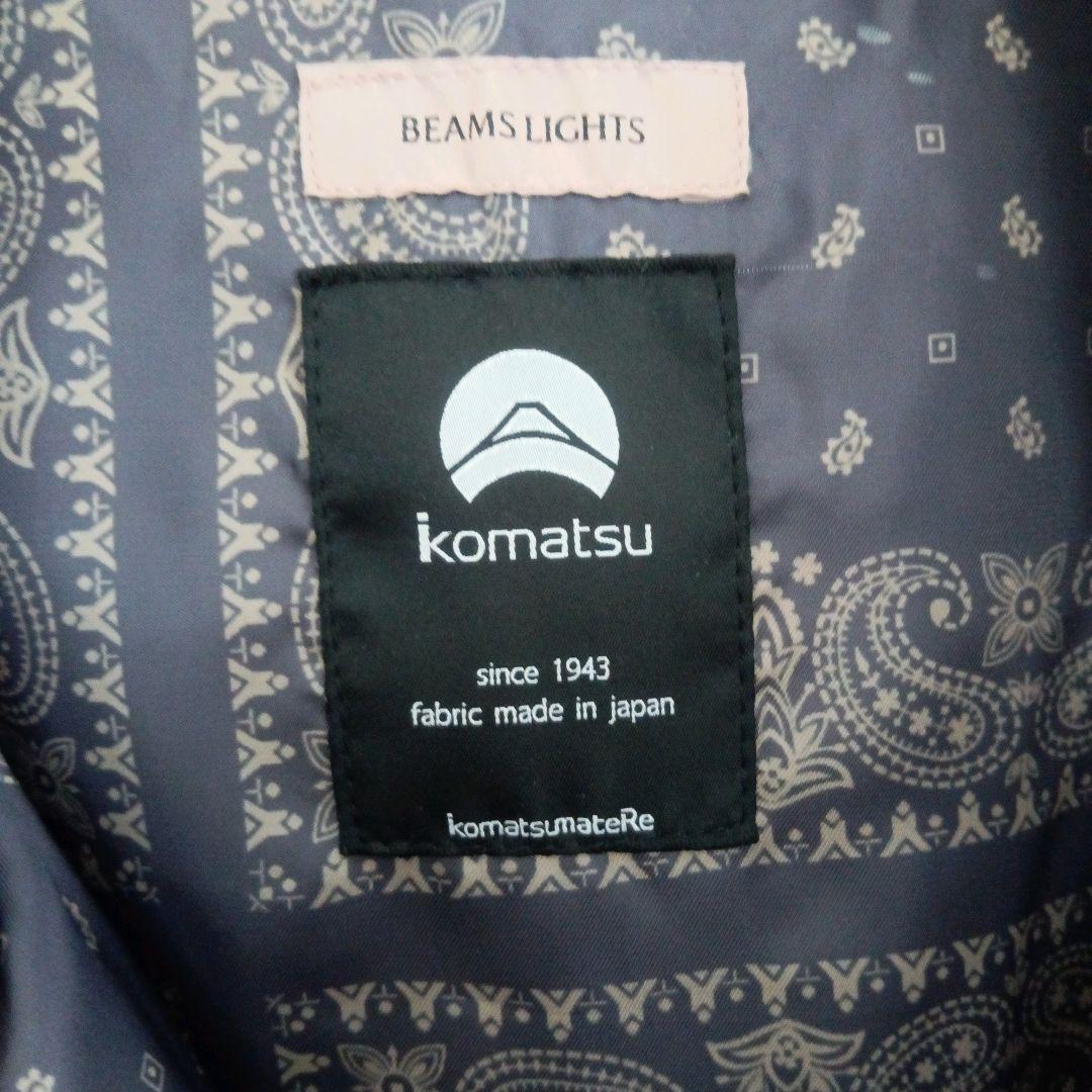 BEAMS LIGHTS / 小松マテーレ アライドダウン フーデッド コート