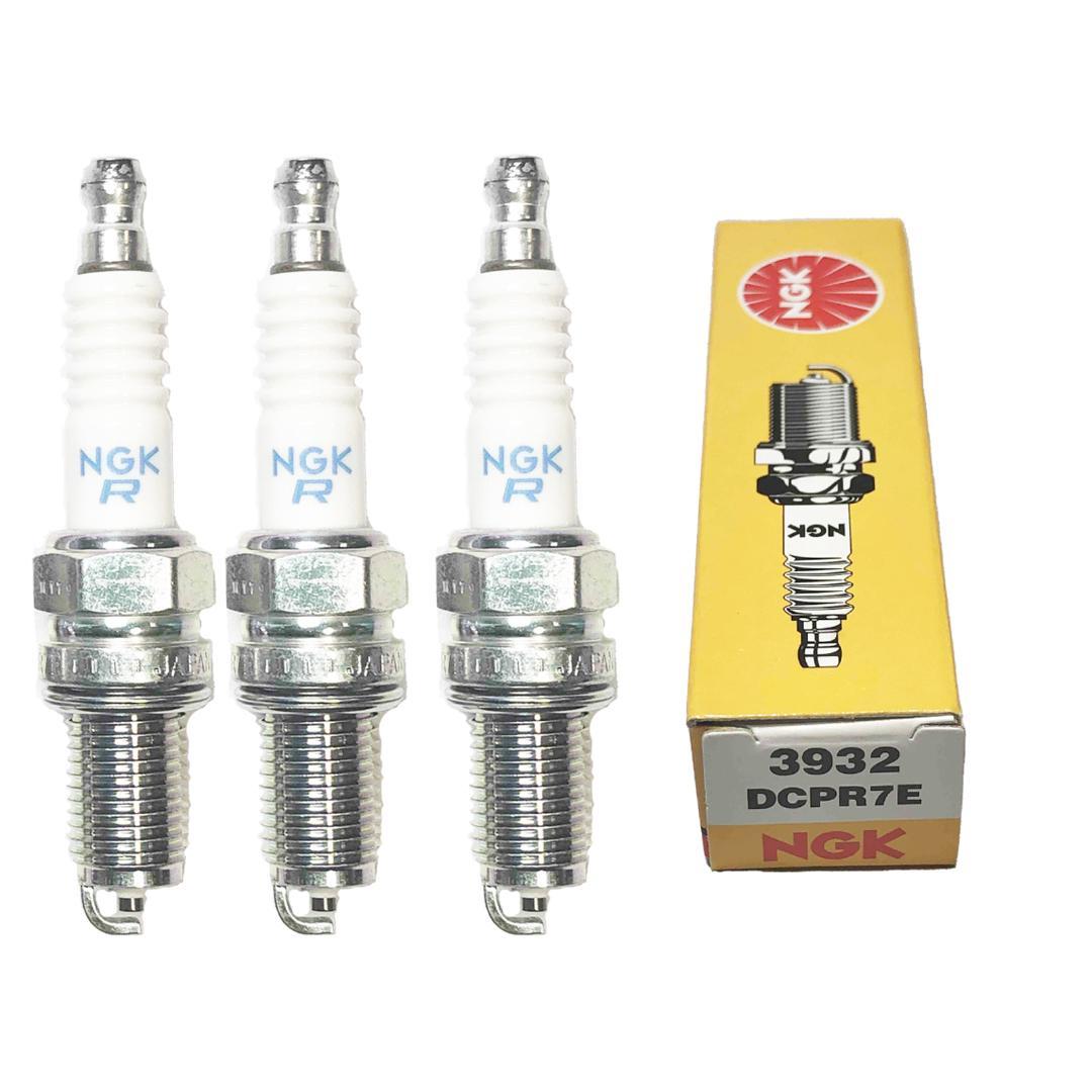 スズキ用 イグニッションコイル＆NGK スパープラグ3本 33400-76G21