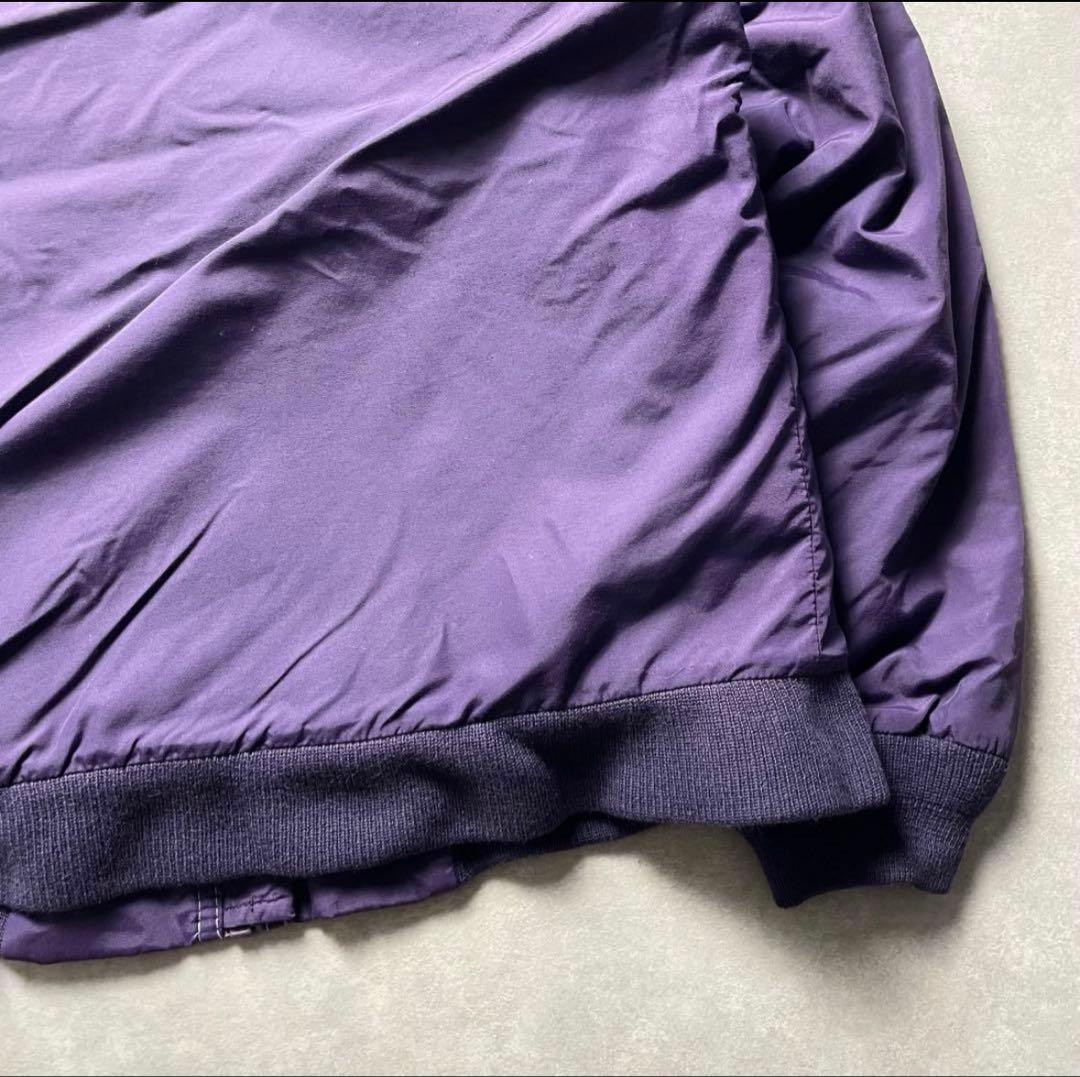 90s L.L.Beanナイロンジャケットパープルウォームアップシェルド