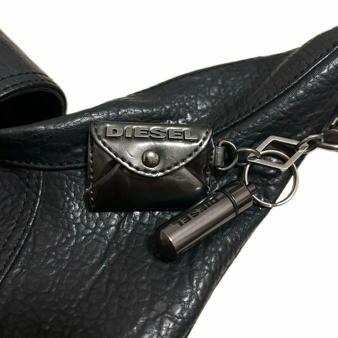 diesel Archive leather shoulder bag 2way