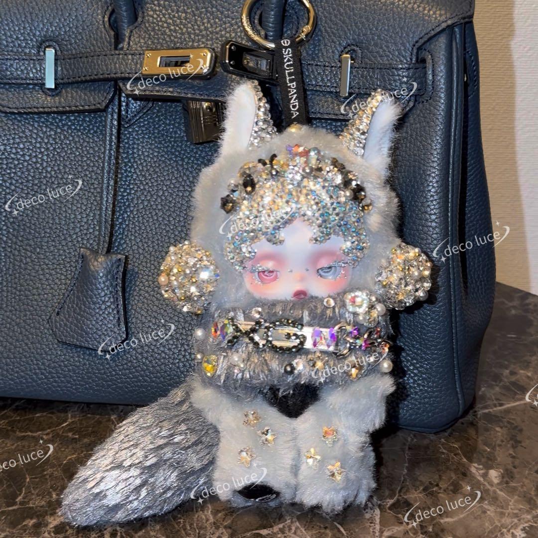 SKULLPANDA XG ぬいぐるみペンダント スカルパンダ スワロフスキー