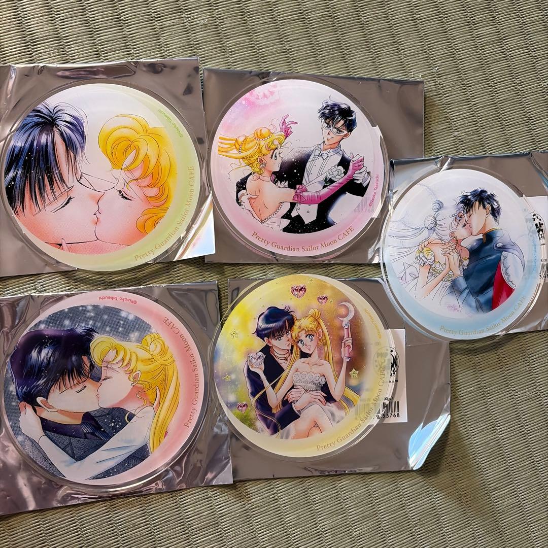 セーラームーン カフェ アクリルコースター 5枚セット - メルカリ