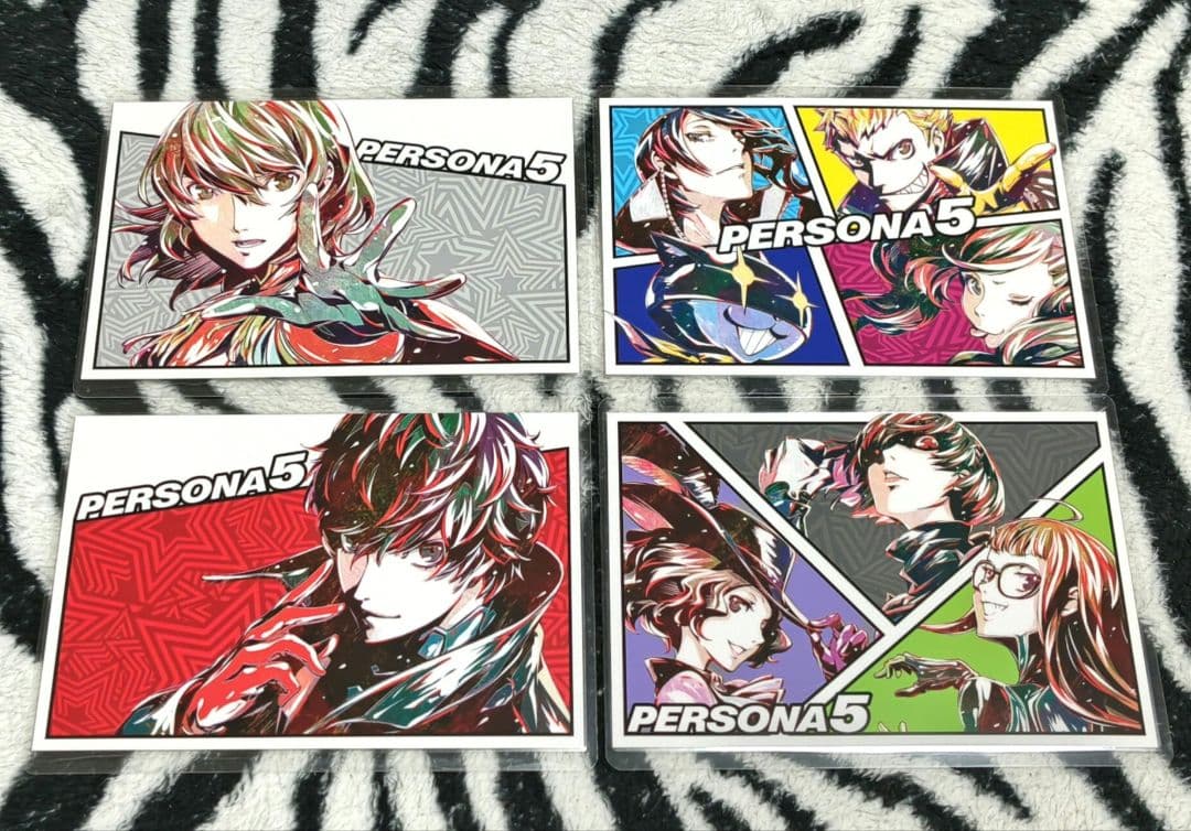 激レア!! ペルソナ5 紀伊國屋　Ani-Art 限定 ポストカード ラミネート ペルソナ3』、『4』、『5』のAni-Artグッズを先行販売するイベントが
