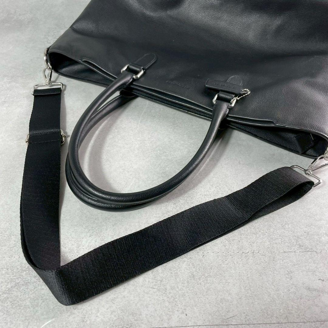 極美品 コーチ ベケット 2way トートバッグ ビジネス A4可 レザー 黒