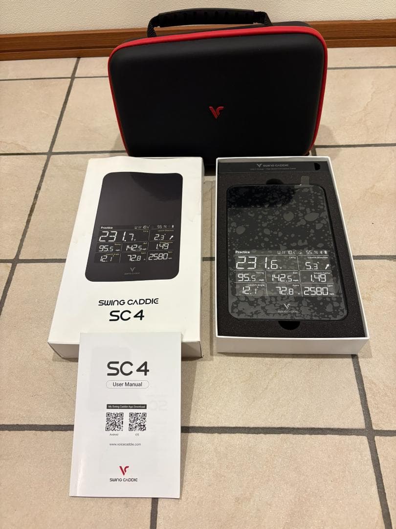 Swing Caddie SC4 ゴルフ練習機 専用ケース付き - メルカリ