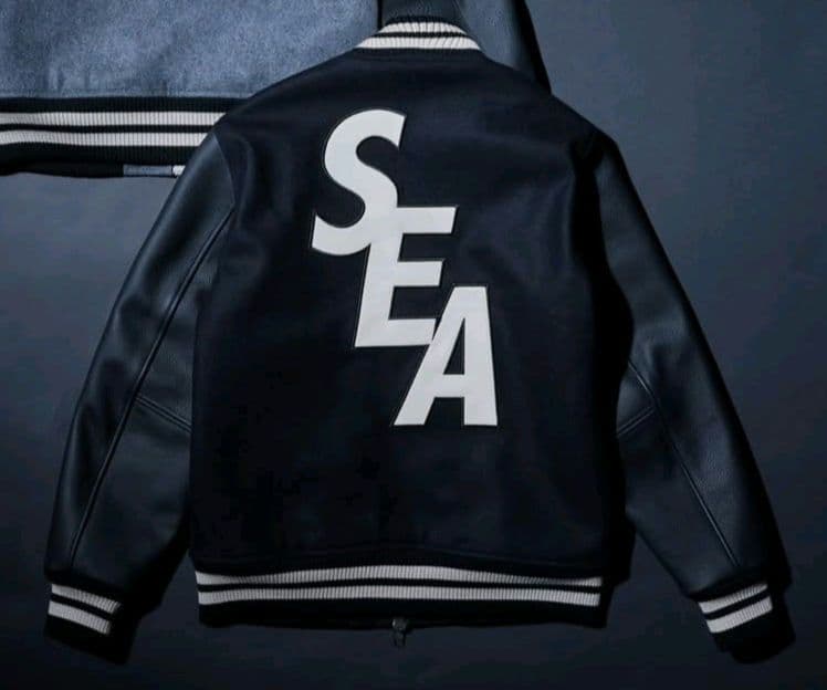 本日限定価格 WIND AND SEA 堀江5周年記念 ナンバリング スタジャン