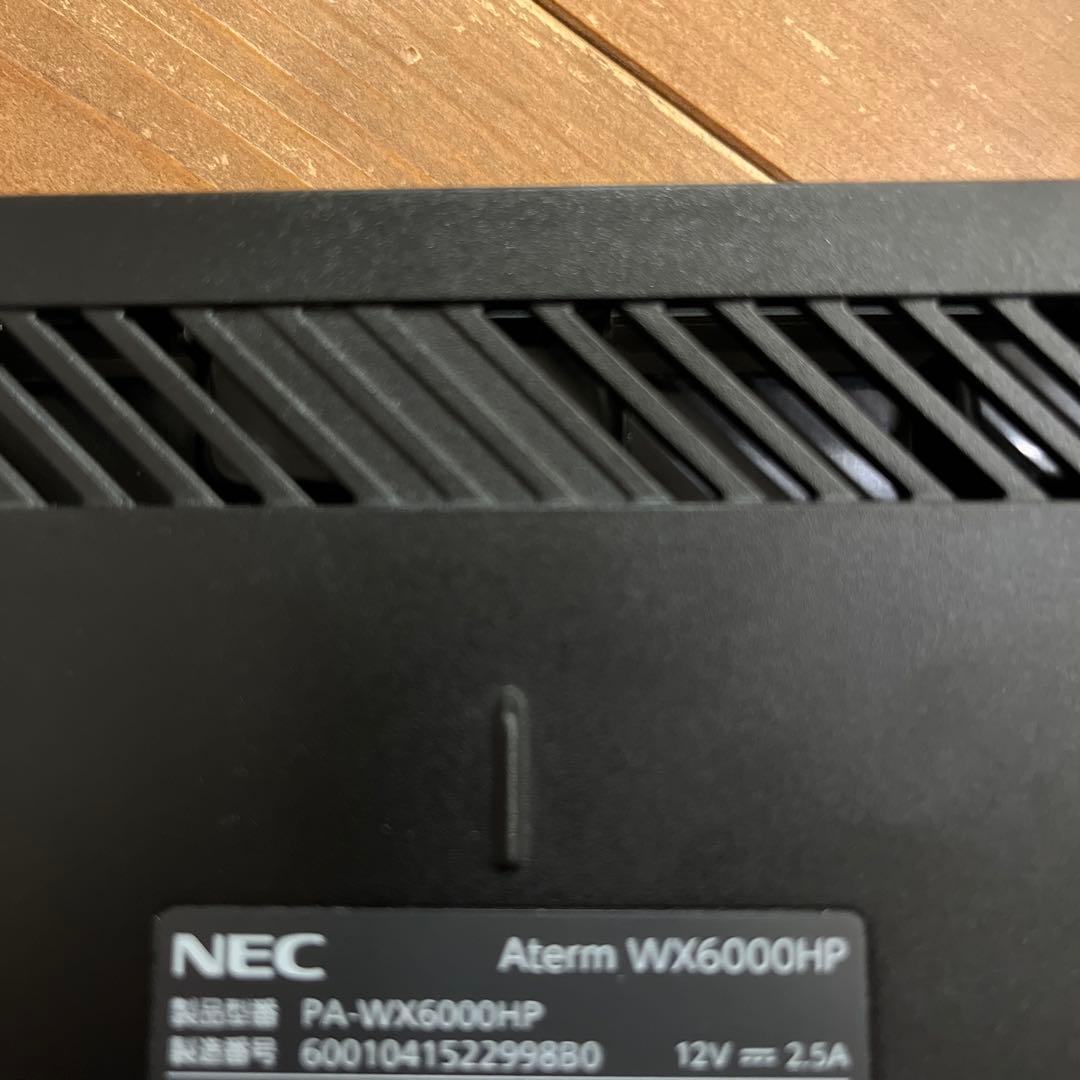 NEC Aterm WX6000HP 無線LANルーター 20200109112428_789_.jpg
