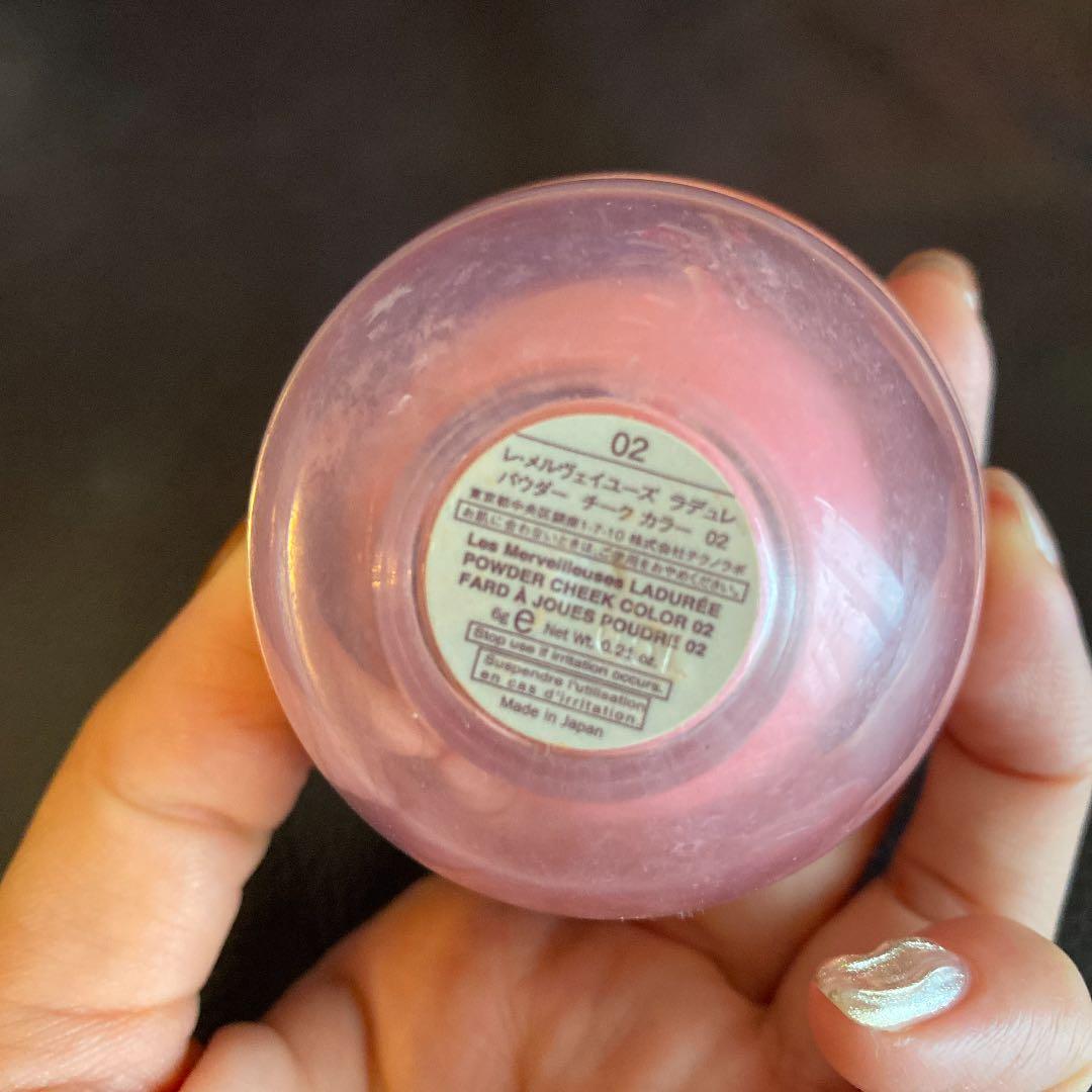 レ・メルヴェイユーズ ラデュレ パウダー チーク カラー 02 Pompado