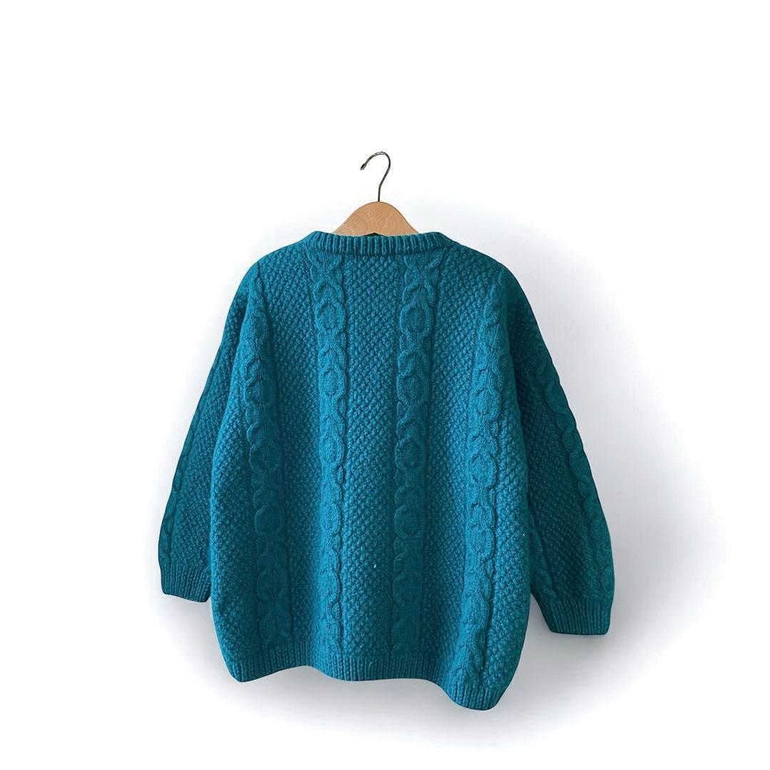 90s L.L.Bean “ パッチ ポケット ”ウール ニット セーター