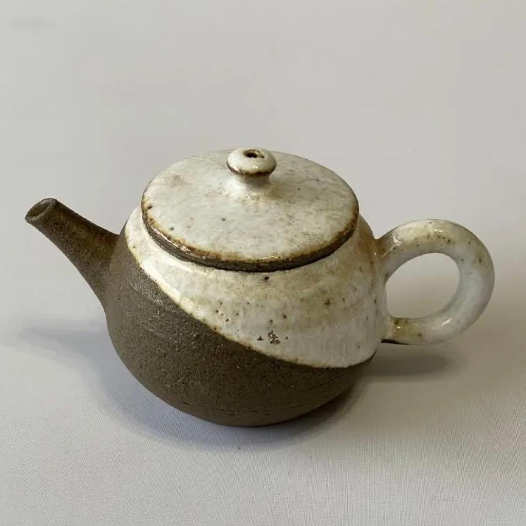 常滑焼 白山 後手急須　茶銚　茶器　茶道具 茶器 |【共箱付】白後手急須 (SOY-194) 作家「山田想」