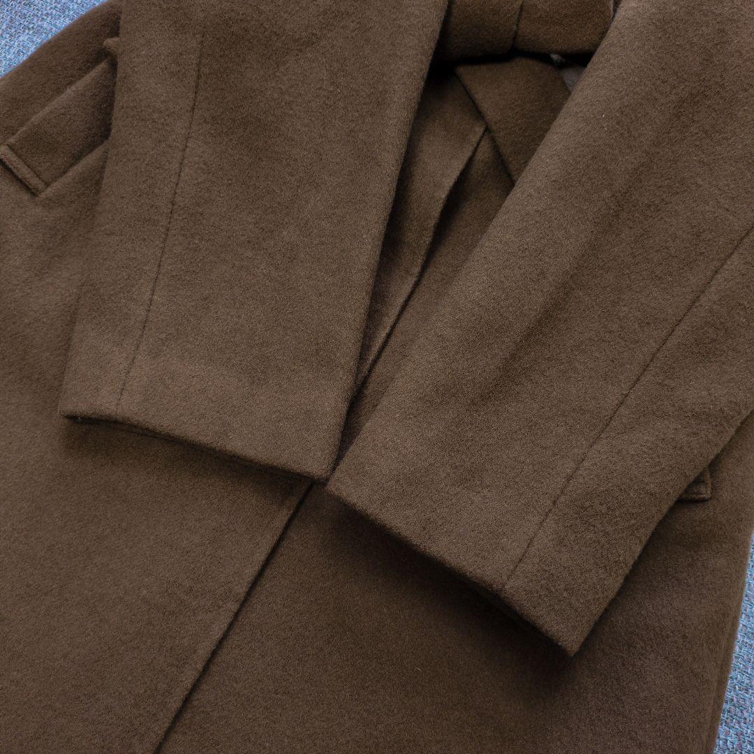 ロペ 近年モデル ショールカラー リバーコート ベルト付き ゆったり