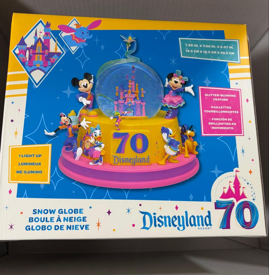 ディズニーキャラクター スノードーム ミュージック＆ライトアップ 70