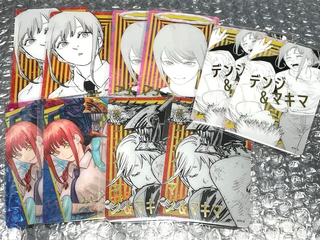 チェンソーマン 箔押しクリアカードコレクション マキマ デンジ 10枚