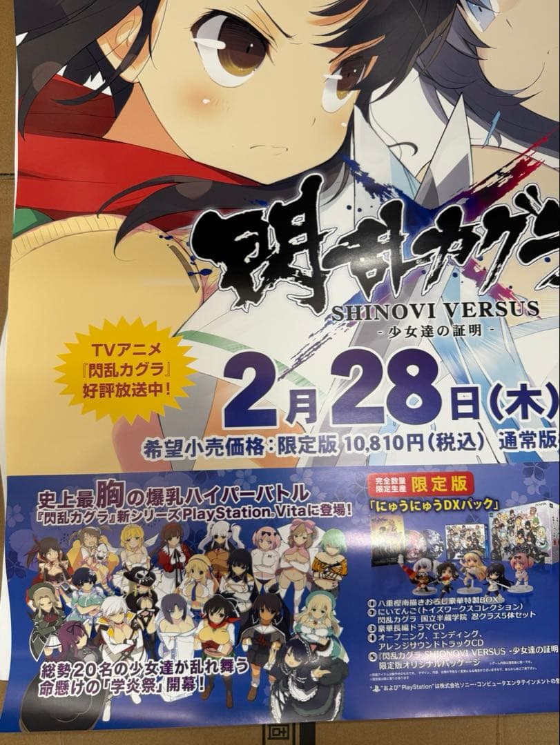 閃乱カグラ SHINOBI VERSUS 少女達の証明 非売品ポスター - メルカリ