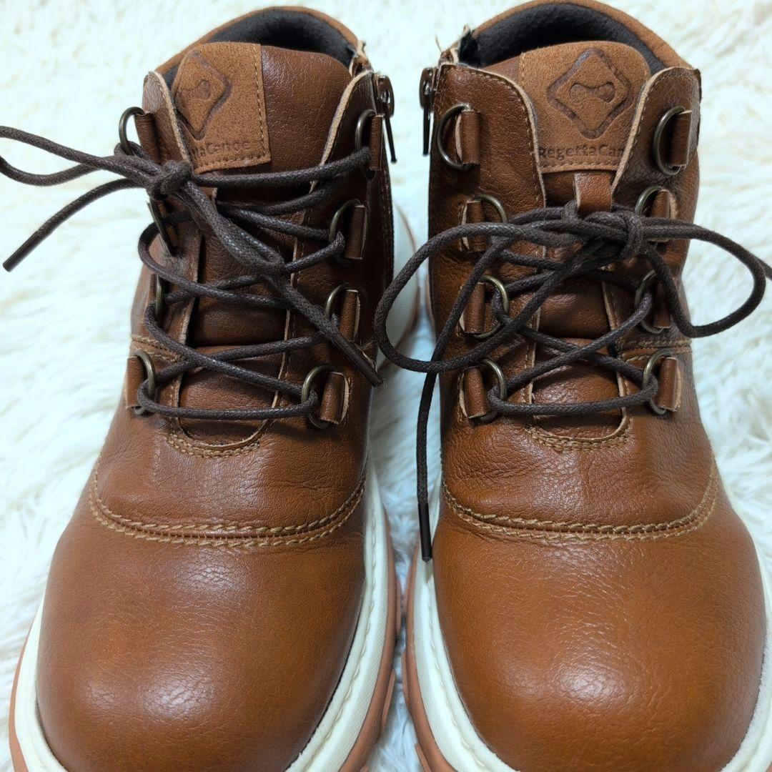 【極美品】リゲッタ カヌー アボット レースアップ サイドジップ 25.0cm