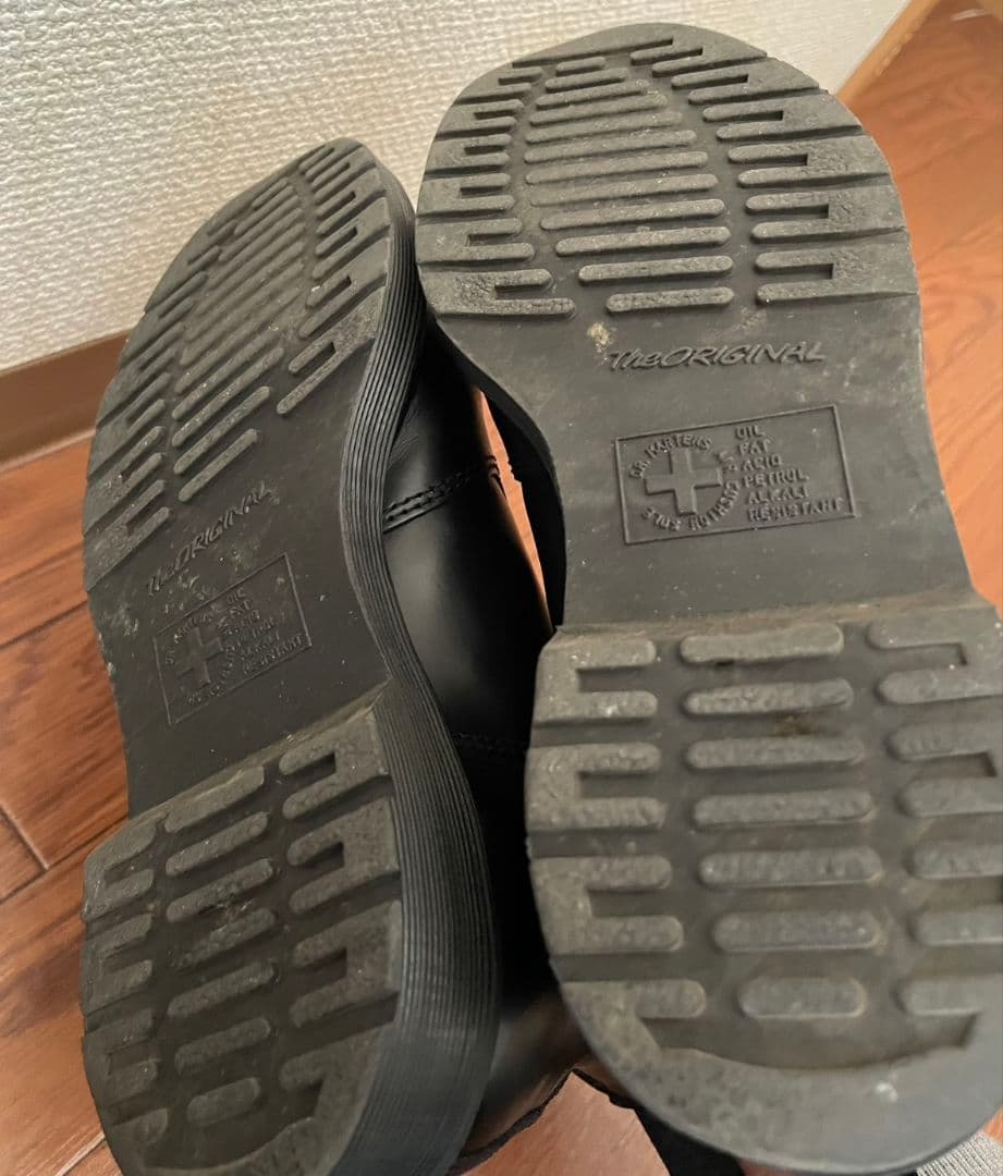 ドクターマーチン　サイドゴアブーツ　25.0cm　ブラック