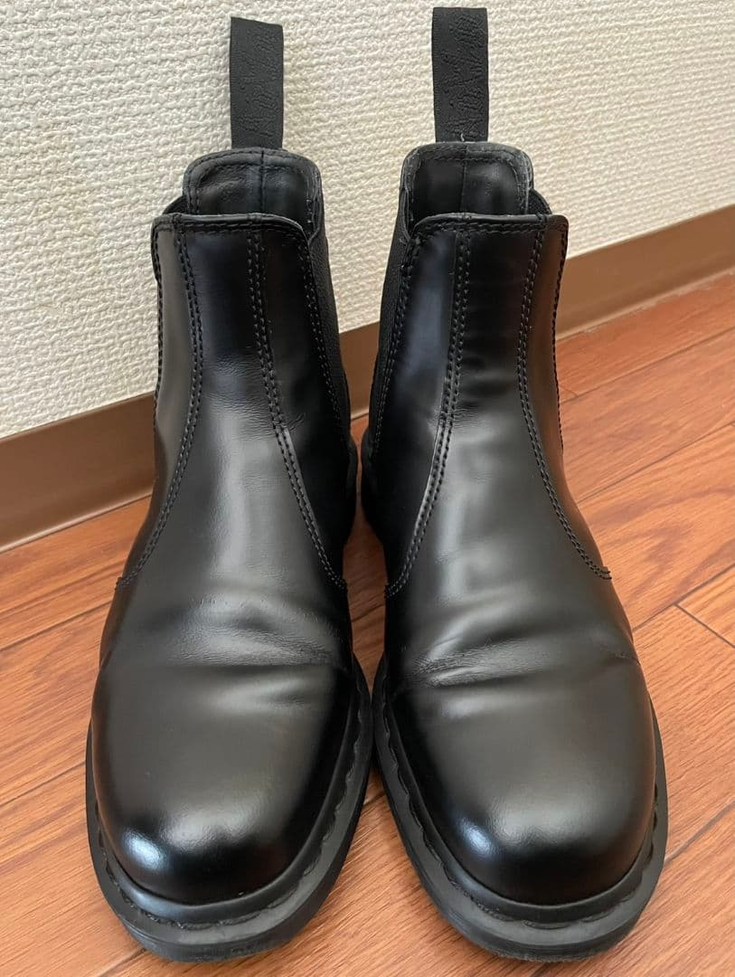 ドクターマーチン　サイドゴアブーツ　25.0cm　ブラック