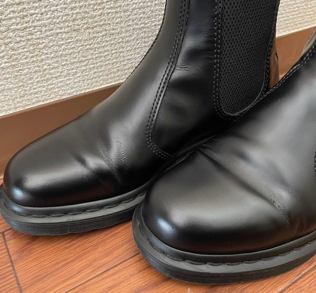 ドクターマーチン　サイドゴアブーツ　25.0cm　ブラック