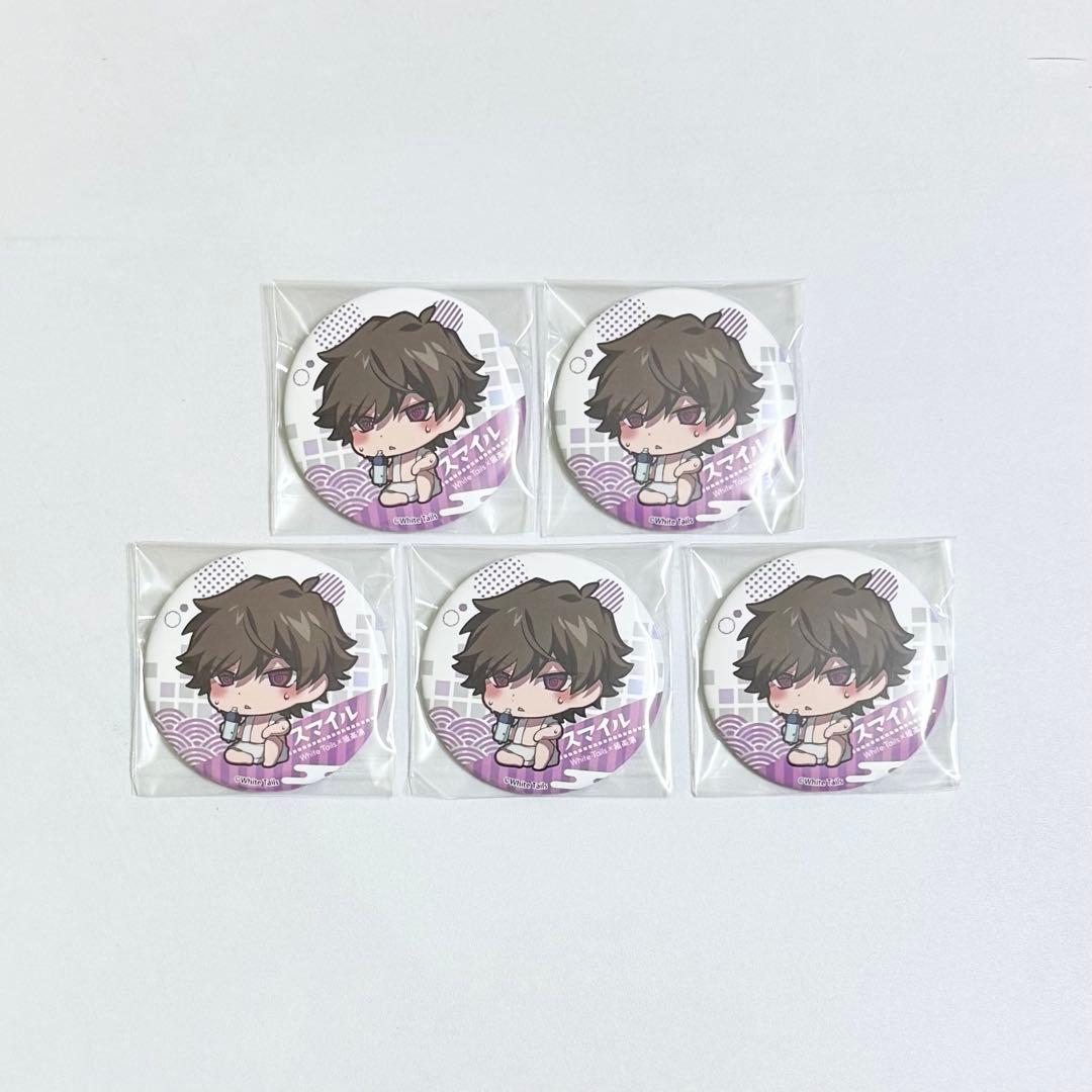 ①5 ワイテルズ スマイル 極楽湯 缶バッジ - メルカリ