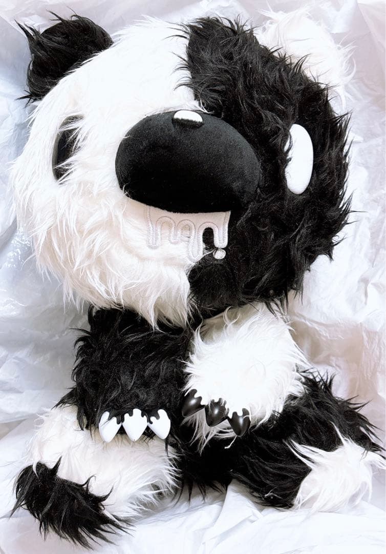 いたずらぐまのグルーミー ぬいぐるみ Long Fur Monotone - メルカリ