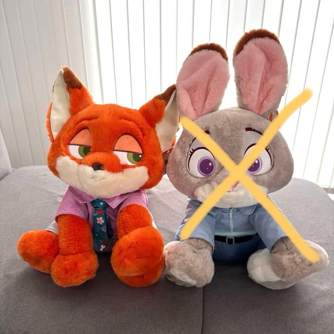 【新品未使用】ズートピア2 ニック・ジュディ ぬいぐるみセット ディズニー ズートピア2 ぬいぐるみ セット ペア ジュディ ニック