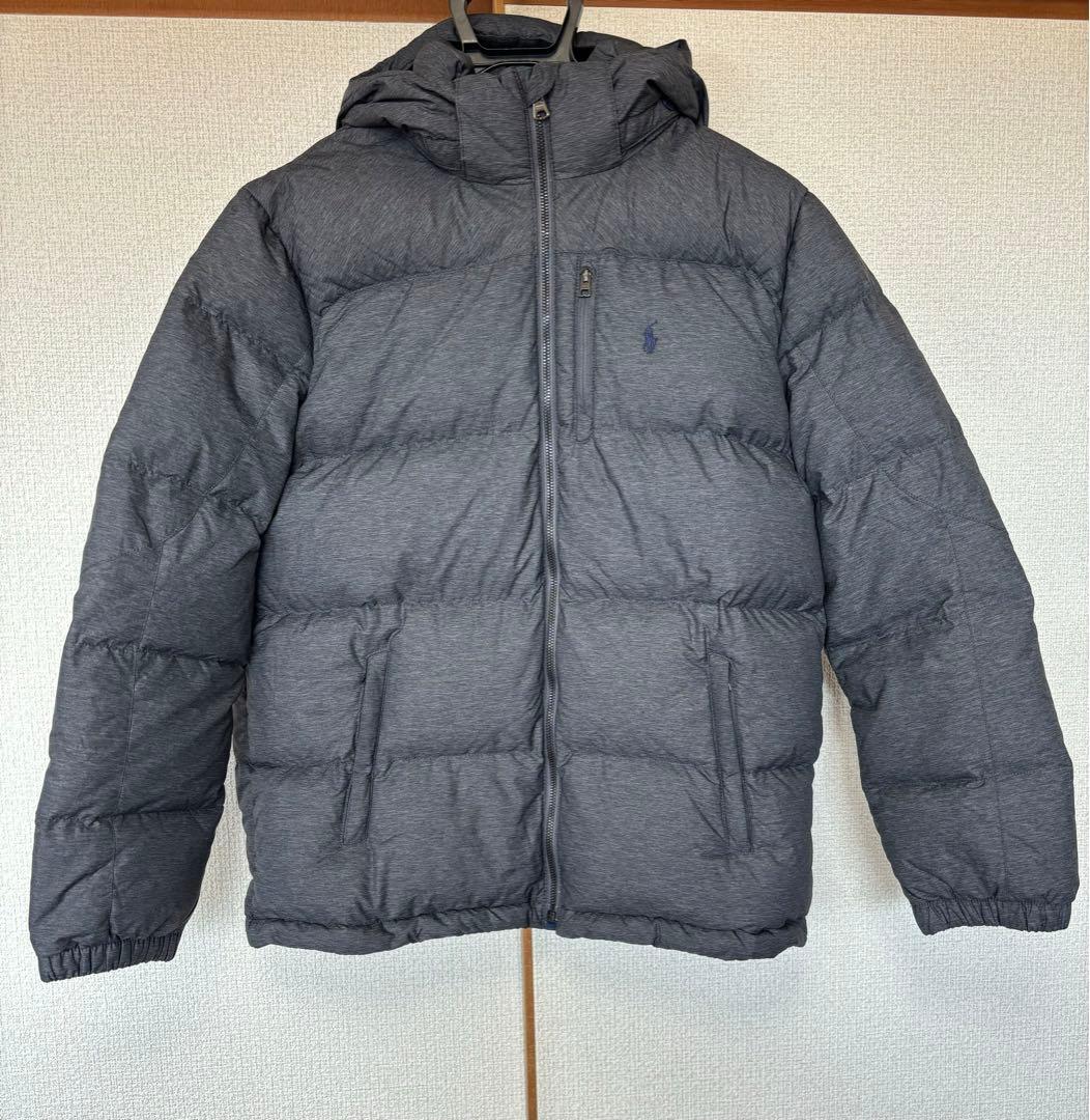 ポロラルフローレン ダウンジャケット ボーイズ XL（170cm） 杢
