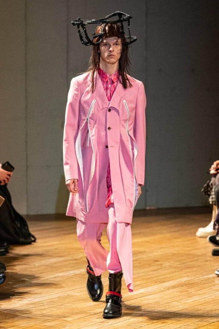 コムデギャルソンオムプリュス 23AW ダブルレングススリムパンツ