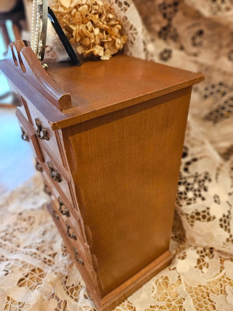 フランスアンティーク風 小物入れ キャビネット ブロカント