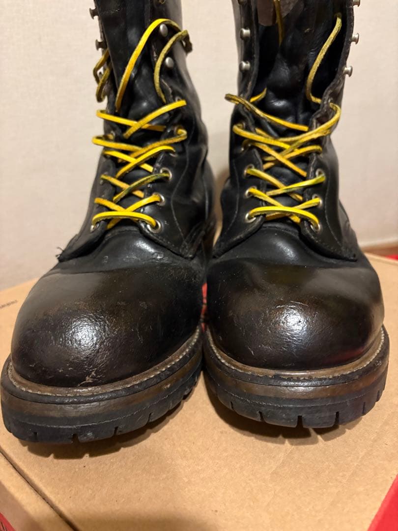 激安！ REDWING ロガーブーツ 8.5D PT91 茶芯 レッドウイング