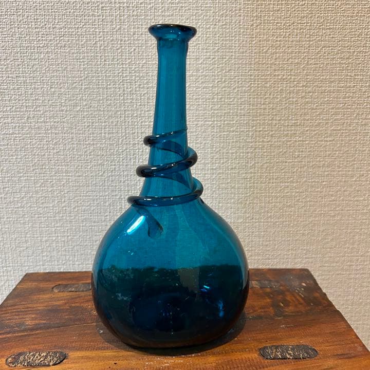 小谷真三/小谷眞三 線巻瓶 倉敷ガラス 花瓶 - メルカリ