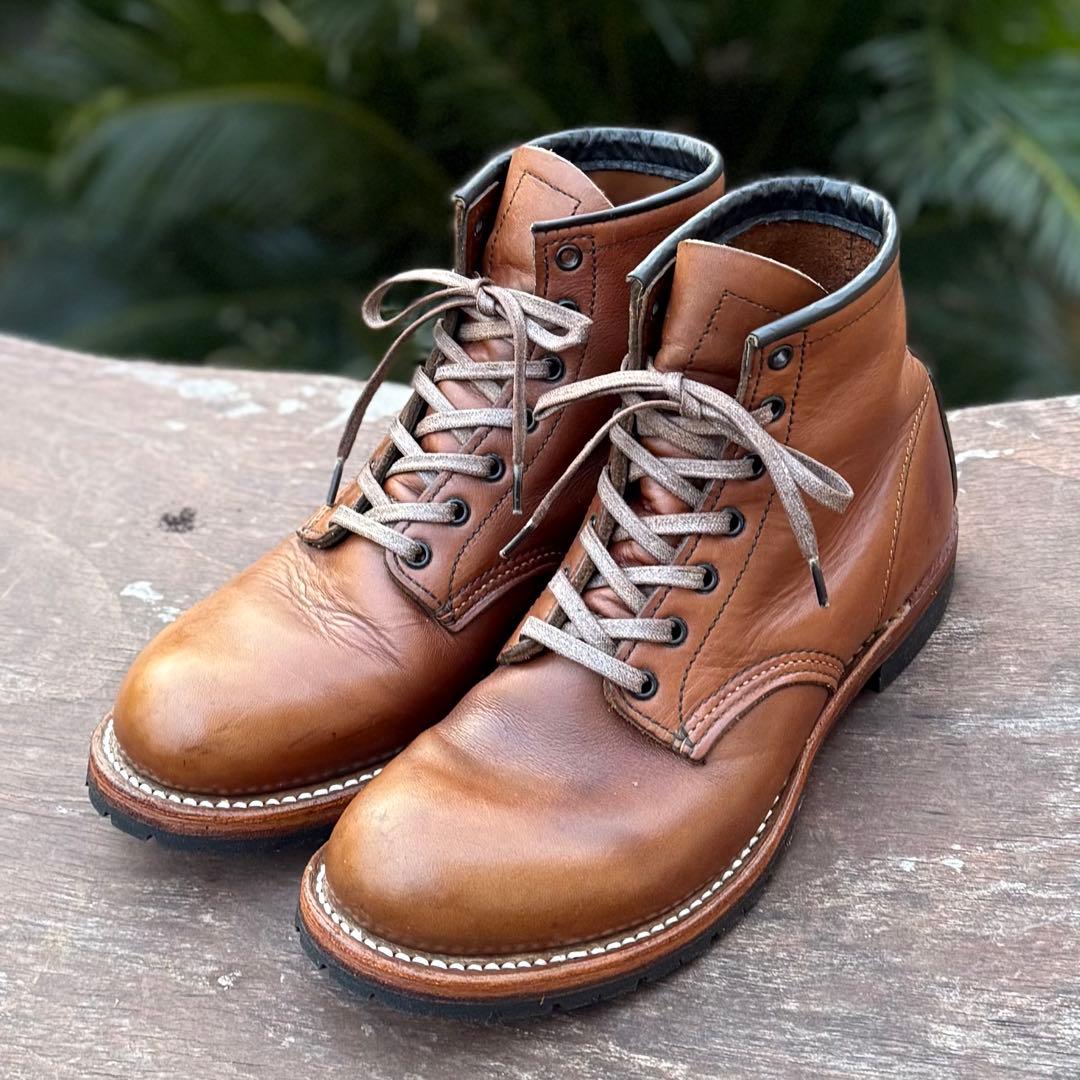 ハーフソール新品交換済み レッドウィング 旧ベックマン 9016 シガー