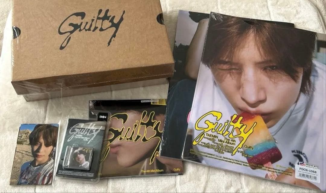 新品未開封 SHINee テミン Guilty 4形態5種セット 特典トレカ付き TAEMIN 4枚目の韓国ミニアルバム『Guilty』 UNIVERSAL MUSIC STOREと