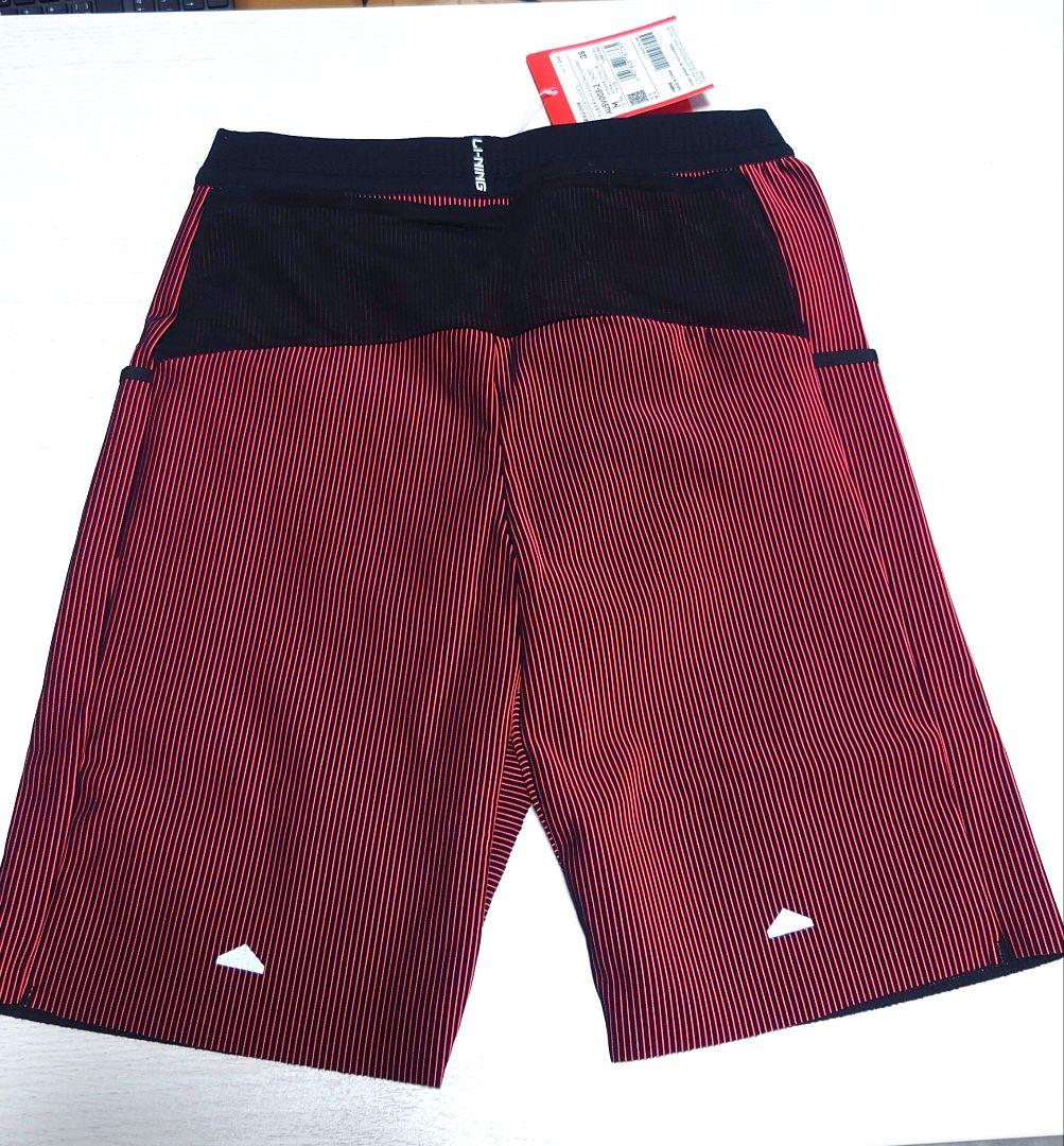 リーニン Li-ning ハーフタイツ 赤黒 Mサイズ - メルカリ