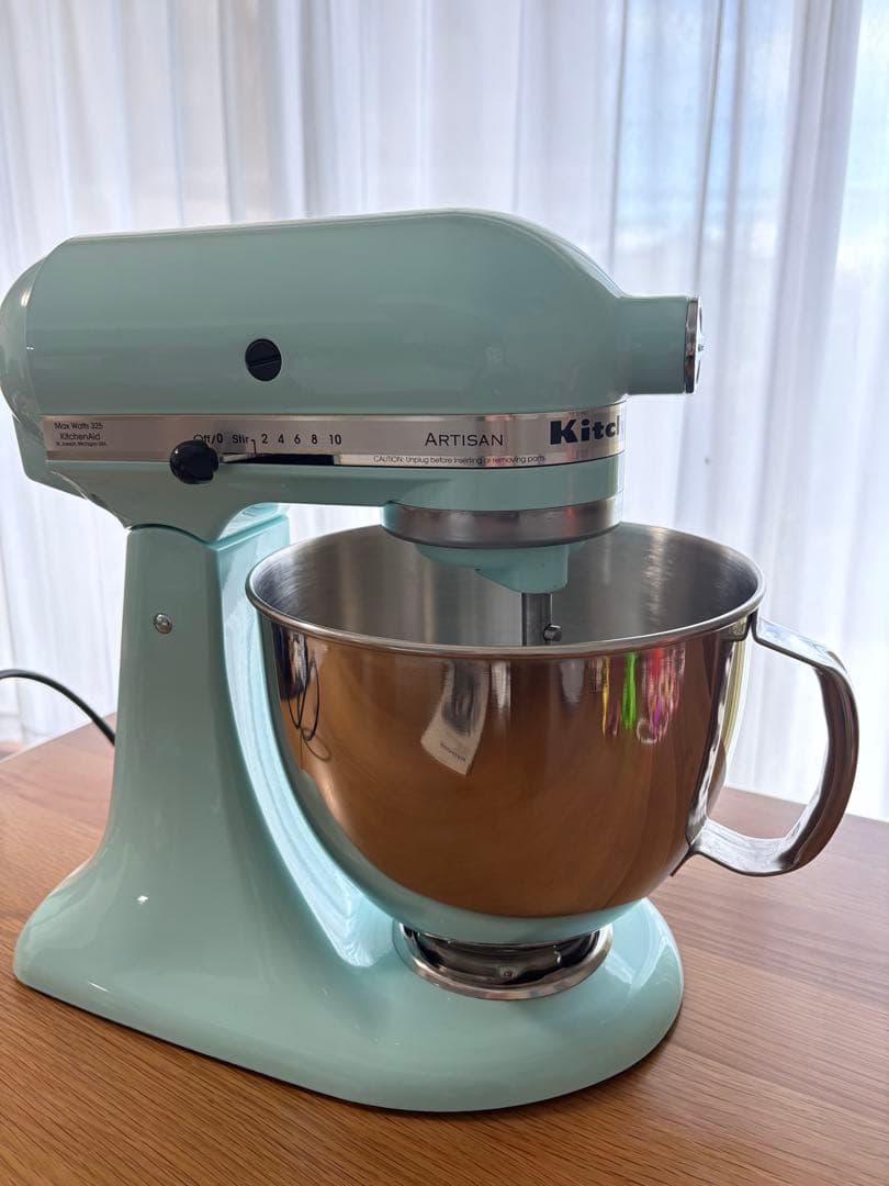 【極美品】キッチンエイド スタンドミキサー ARTISAN 4.8L 付属品完備