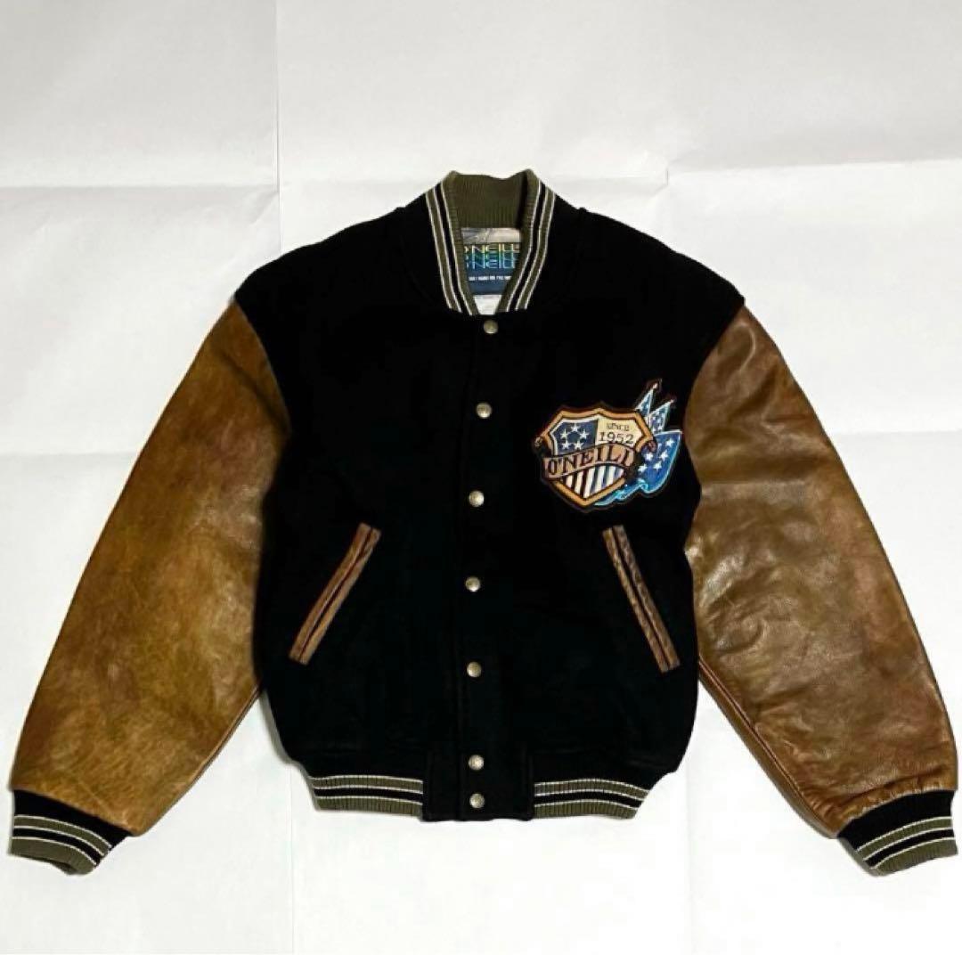 人気】O'NEILL オニール スタジャン キルティング 牛皮レザー ワッペン