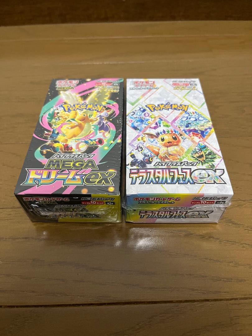 ポケモンカード MEGAドリームex テラスタルフェスexシュリンク付