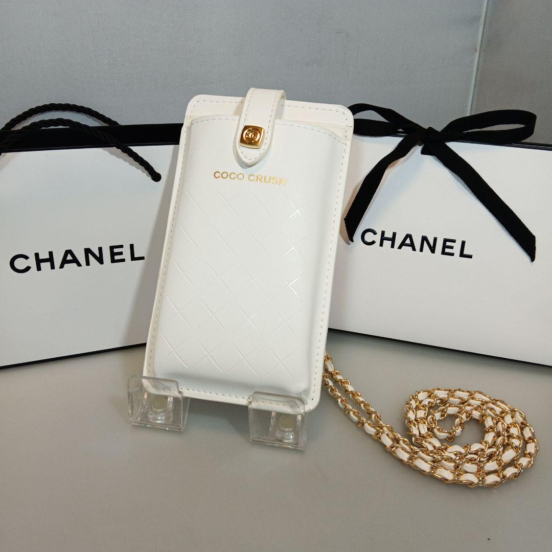 シャネル ノベルティ ココクラッシュ スマホショルダーバッグ ポーチ