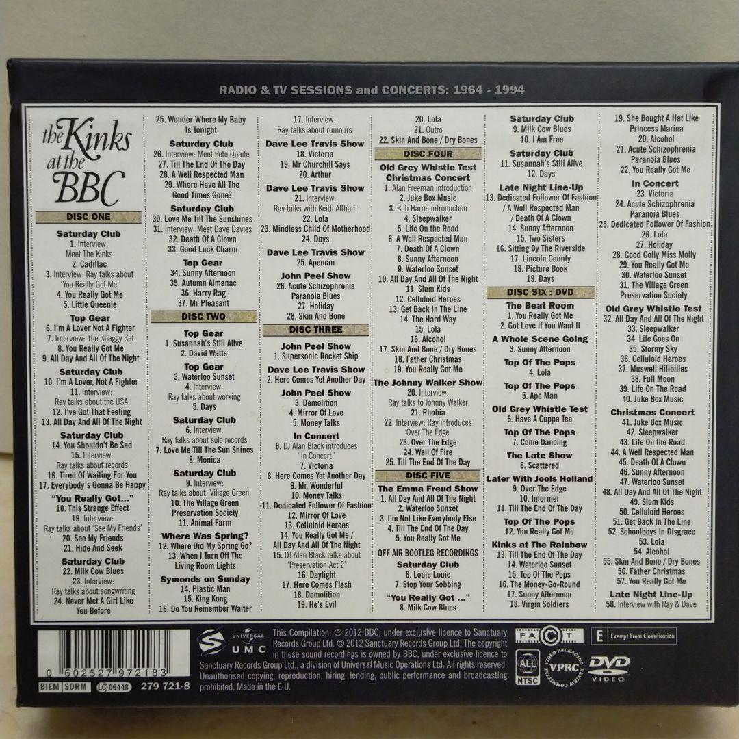 The Kinks At The BBC 輸入盤 5CD+1DVD