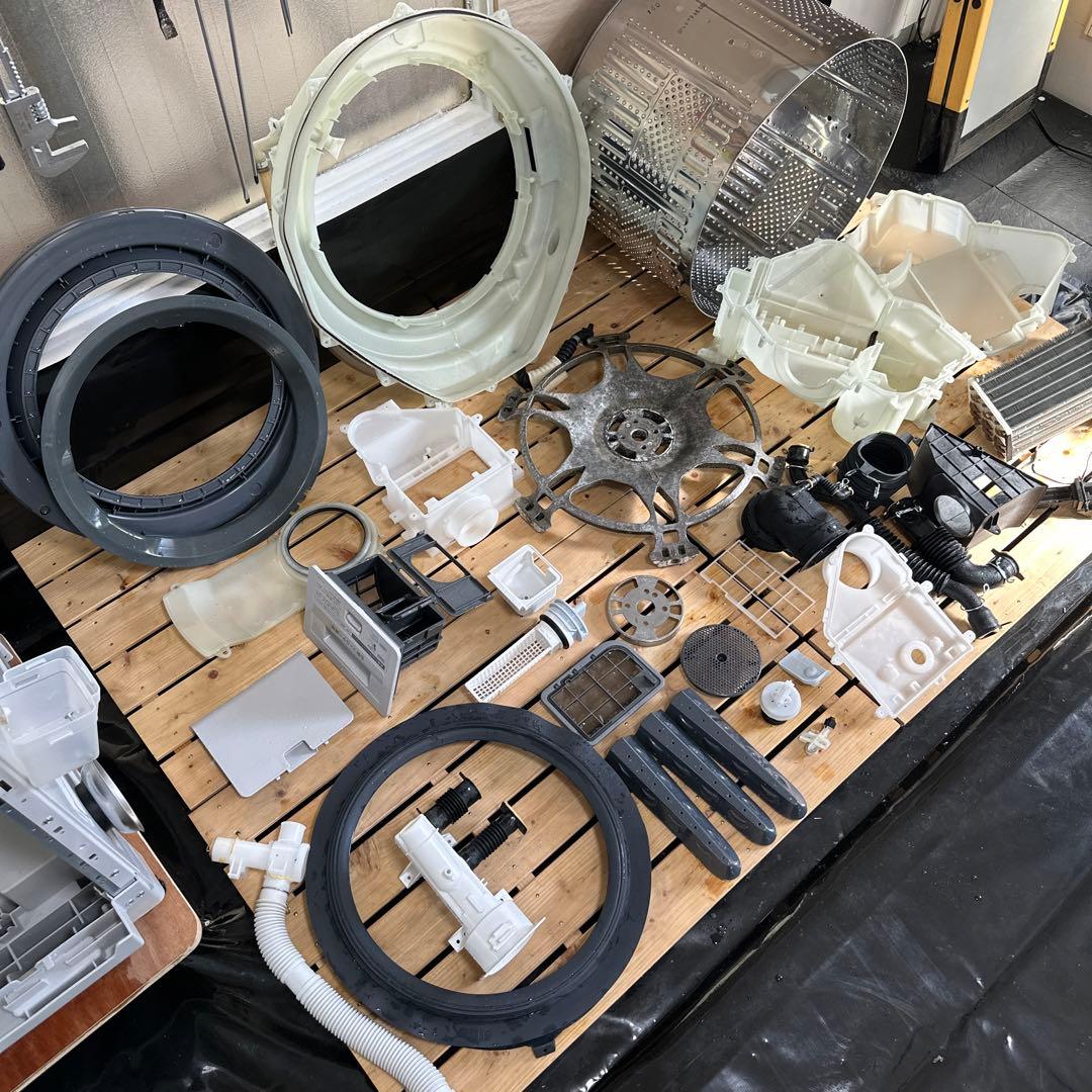 SHARP ES-W111-SR ドラム式洗濯機 ヒートポンプ式 分解洗浄 - メルカリ