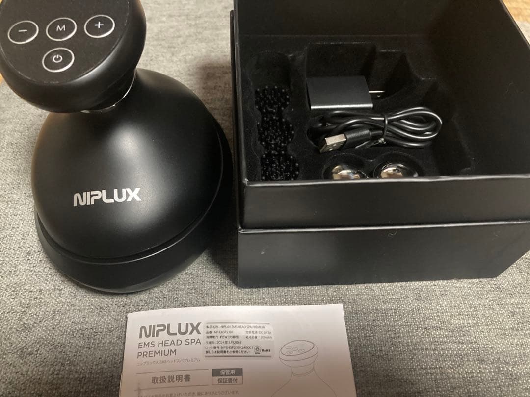 Dr.監修 ヘッドスパ EMS ヘッドマッサージ NIPLUX EMS×振動で新感覚ヘッドスパ】NIPLUX EMS HEAD SPA│自宅でプロ級の