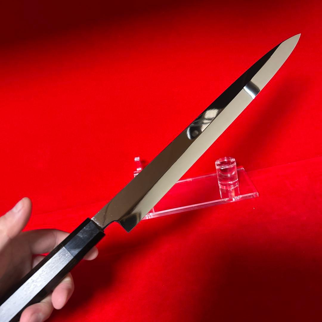 包丁 フグ引く 柳刃 尺 全鏡面仕上げ 切味抜群 箱付 未使用品 - メルカリ