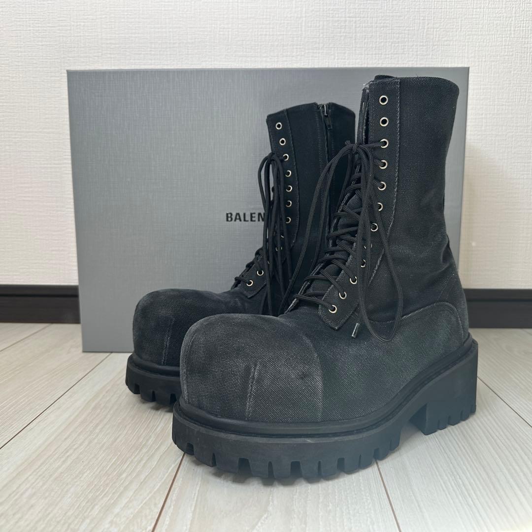 美品】 BALENCIAGA STOMPER BOOTS 40 - メルカリ