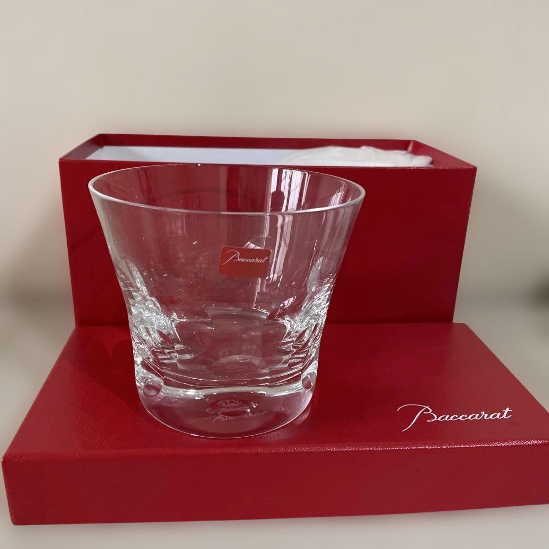 Baccarat クリスタルロックグラス2個セット - メルカリ