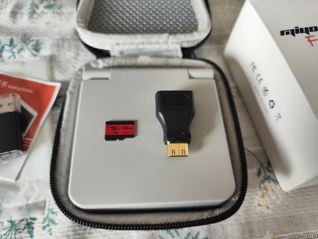 美品 Miyoo Flip V2 グレー 64GB SDカード・おまけ付き - メルカリ