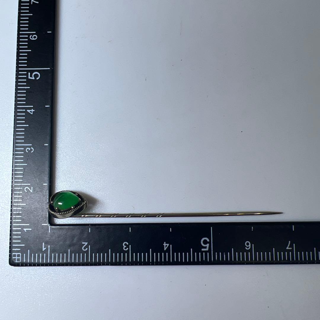 WG刻印　ホワイトゴールドピン　1.4g 5.8cm 東K8-0131☆1F