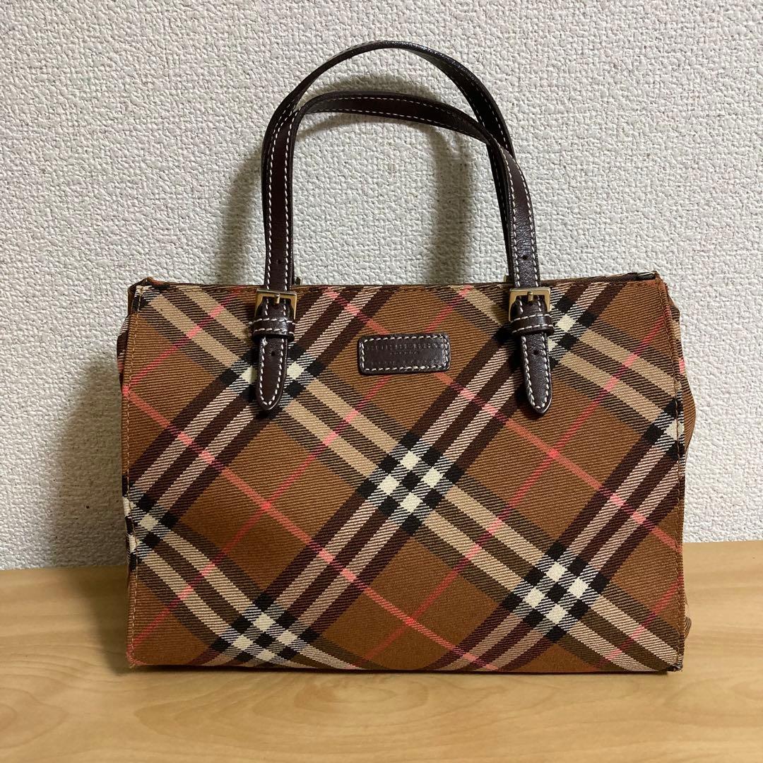 BURBERRY バーバリーブルーレーベル ミニトートバッグ ノバチェック