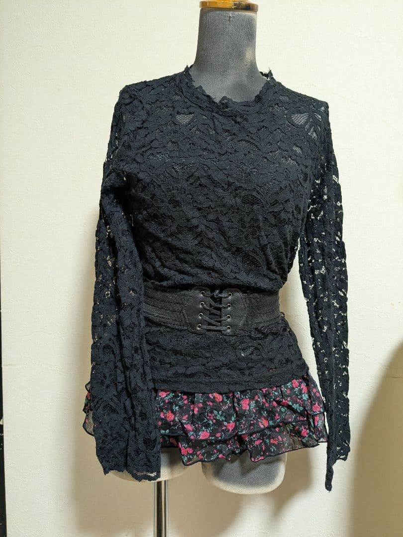 フェアリーグランジバレエコア姫y2kレーストップス - メルカリ