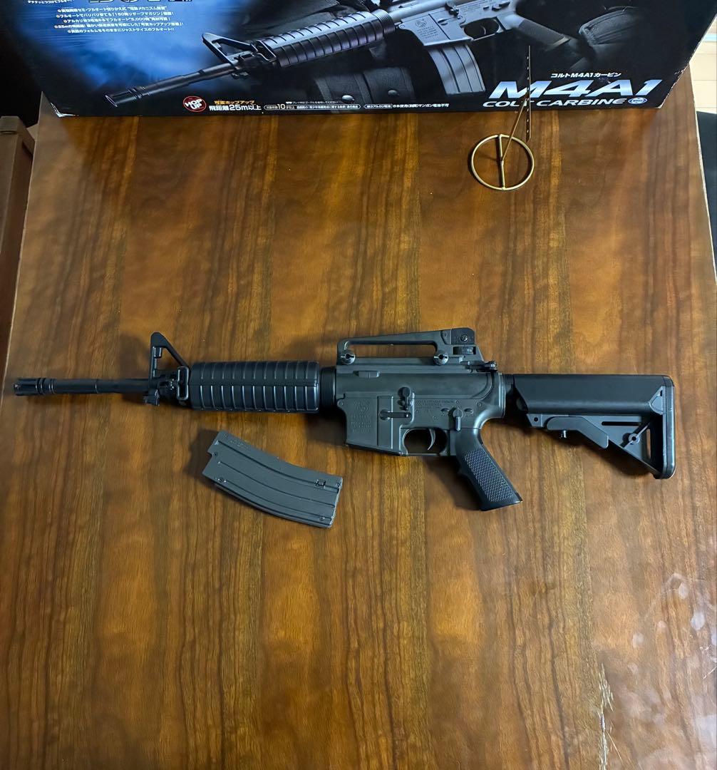 美品 東京マルイ カスタム品 M4A1 電動ガン 金属ピニオンギア 初速