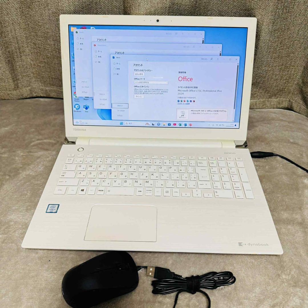 S266 TOSHIBAノートパソコン WEBカメラSSD高速Windows11 - メルカリ